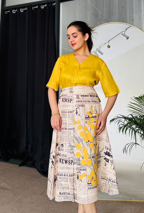 Sunset Swirl Skirt Set